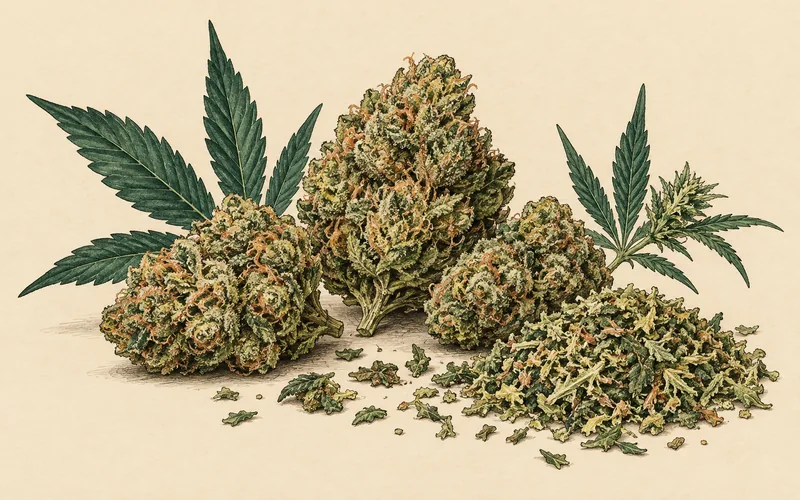 Budget cannabis flower and shreds at Agincourt Cannabis Dispensary Budget cannabis flower and shreds at Agincourt Cannabis Dispensary